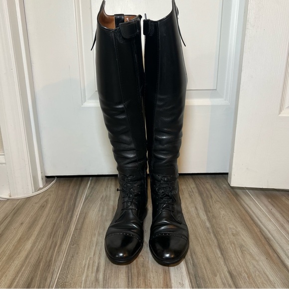 E Vogel Custom Made 19” Full Zip Equestrian Riding Boots Women’s 5 - 5.5 - Picture 3 of 16